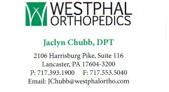 Jaclyn Chubb business card